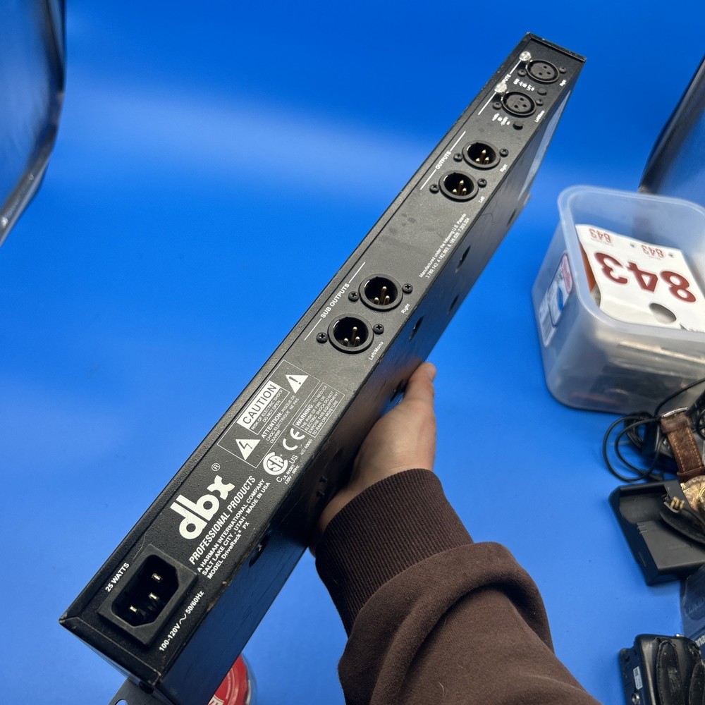 Untested As Is Damaged dbx DriveRack PX Powered Speaker Optimizer