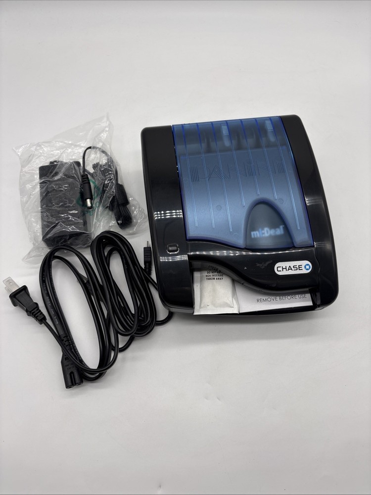 Panini mI:Deal Single Feed Check Scanner Reader Chase Brand