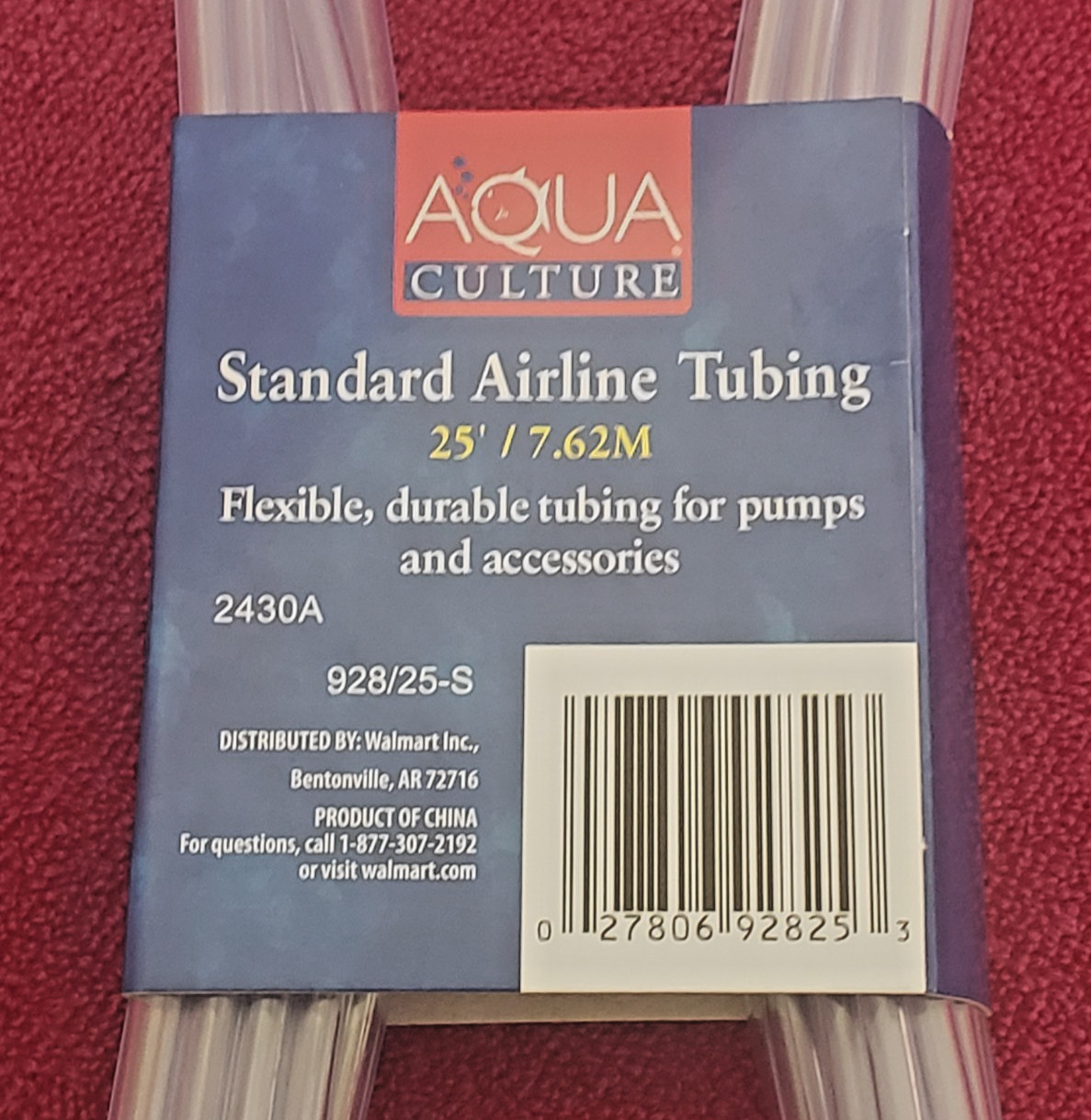 Aqua Culture 25 Ft Standard Airline Flexible Tubing_Pumps_Aquariums_Accessories