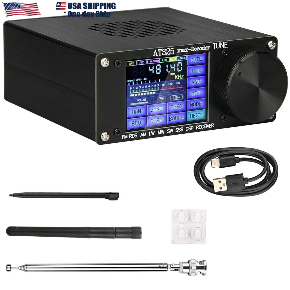 HamGeek ATS25max-Decoder Si4732 Full Band Radio Receiver DSP SW Official Version