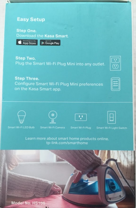 TP-Link Smart Wi-Fi Plug Mini HS105 works with amazon alexa