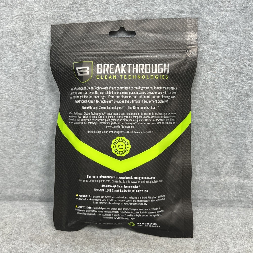 Breakthrough Clean Technologies 100% Cotton Patches 3" Square 50 count NIP