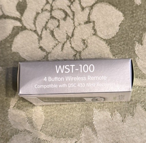 *NEW* ECOLINK WST-100 4-BUTTON WIRELESS REMOTE DSC 433MHz COMPATIBLE KEYFOB!