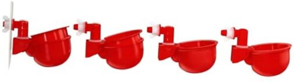 DIY Waterer Kit - Auto-Fill Cups with Inserts - Great for Chickens, Ducks,