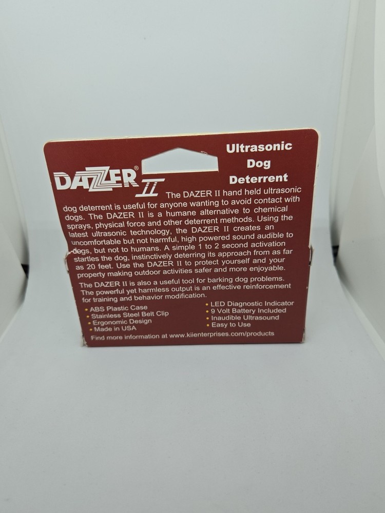 Dazzer II Ultrasonic Dog Trainer Complete Functionality