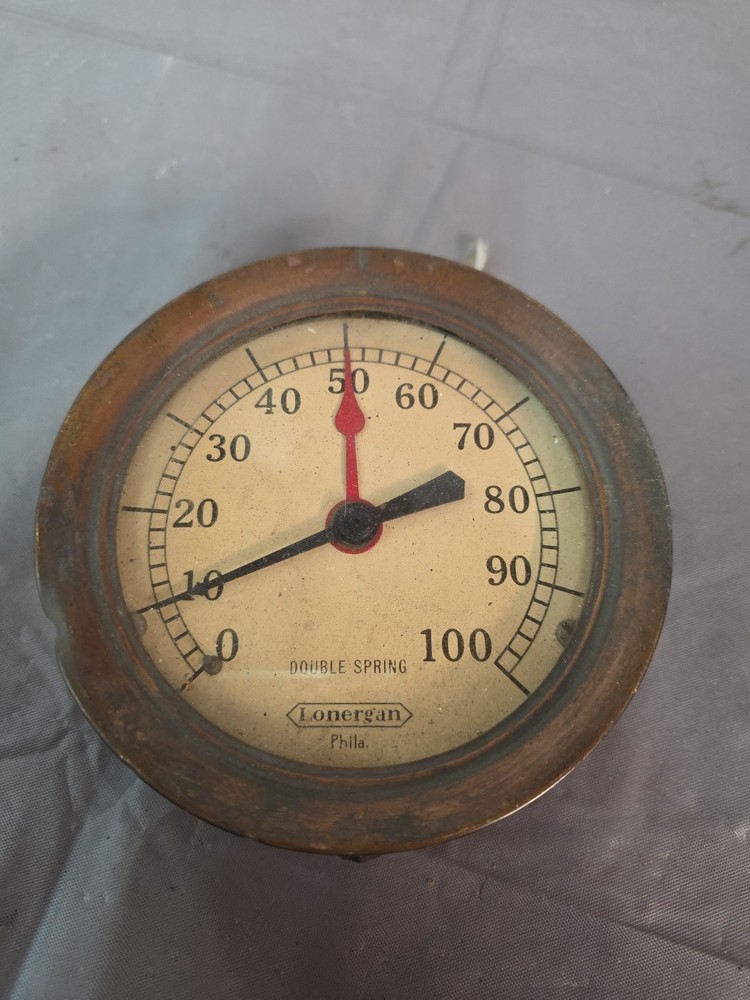 Antique LONERGAN Double Spring Gauge