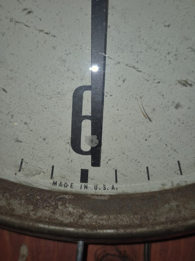 Vtg MCM 14” LARGE Seth Thomas School Office LARGE Wall CLOCK Does Not Work