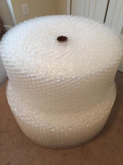Bubble Cushioning Wrap 1/2" 250 ft² x 12'' Perforated Every 12" LARGE BUBBLE
