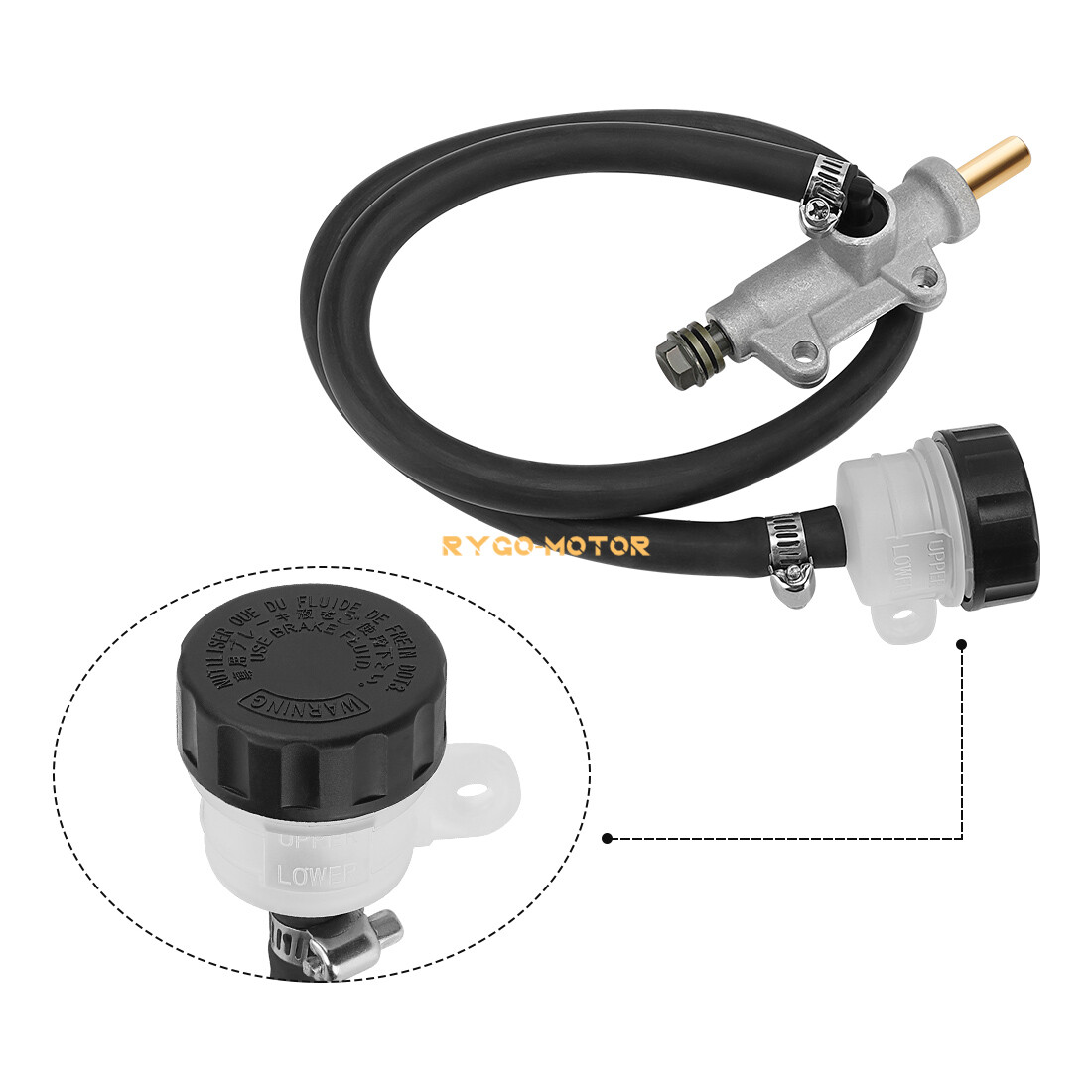 Rear Brake Caliper & Master Cylinder for Polaris Scrambler 400 500 1998-2004