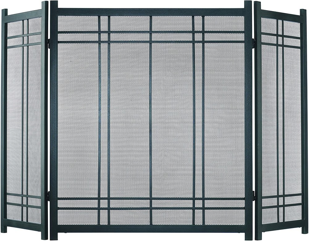 Preston 3-Fold Screen, Vintage Iron