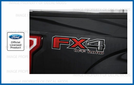 set of 2: 2016 Ford F150 FX4 Off Road Decals F offroad Stickers Truck bed Side