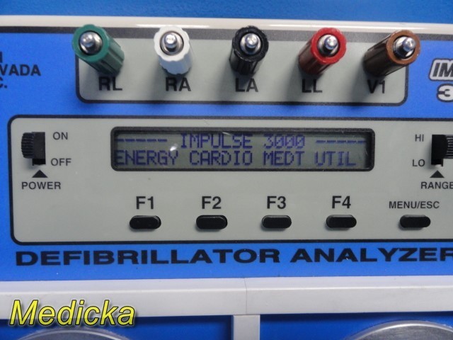 DNI Nevada Impulse 3000 Biomedical ECG Simulator & Energy Analyzer ~ 39632