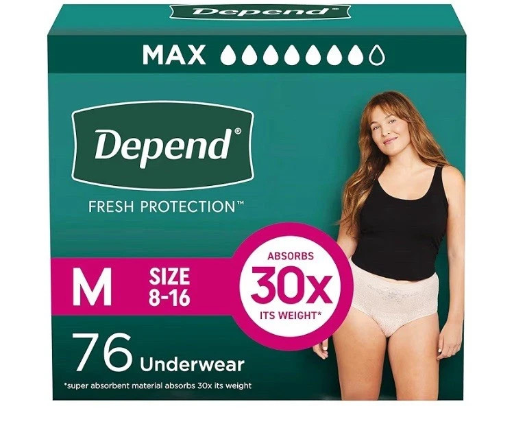 Depend women medium