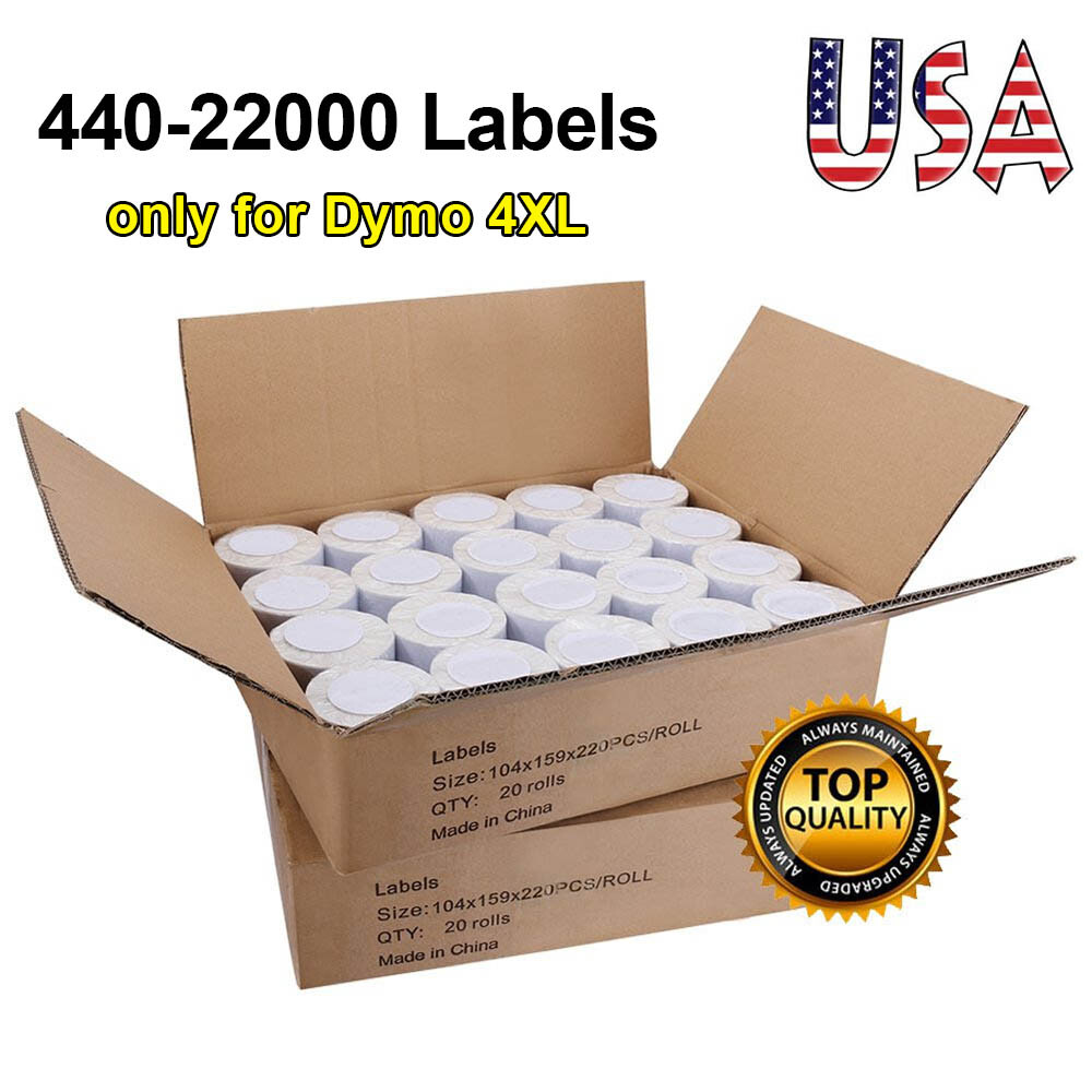 Shipping Labels Rolls Print 4" x 6" Extra Large Office Home DYMO 4XL LabelWriter