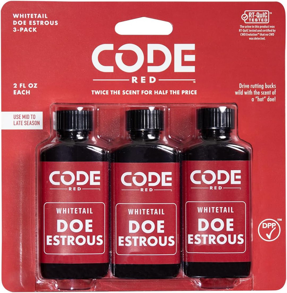Code Blue Whitetail Doe Estrous Triple Pack , 2 oz