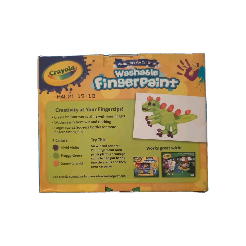 Crayola Washable Bold Fingerpaints