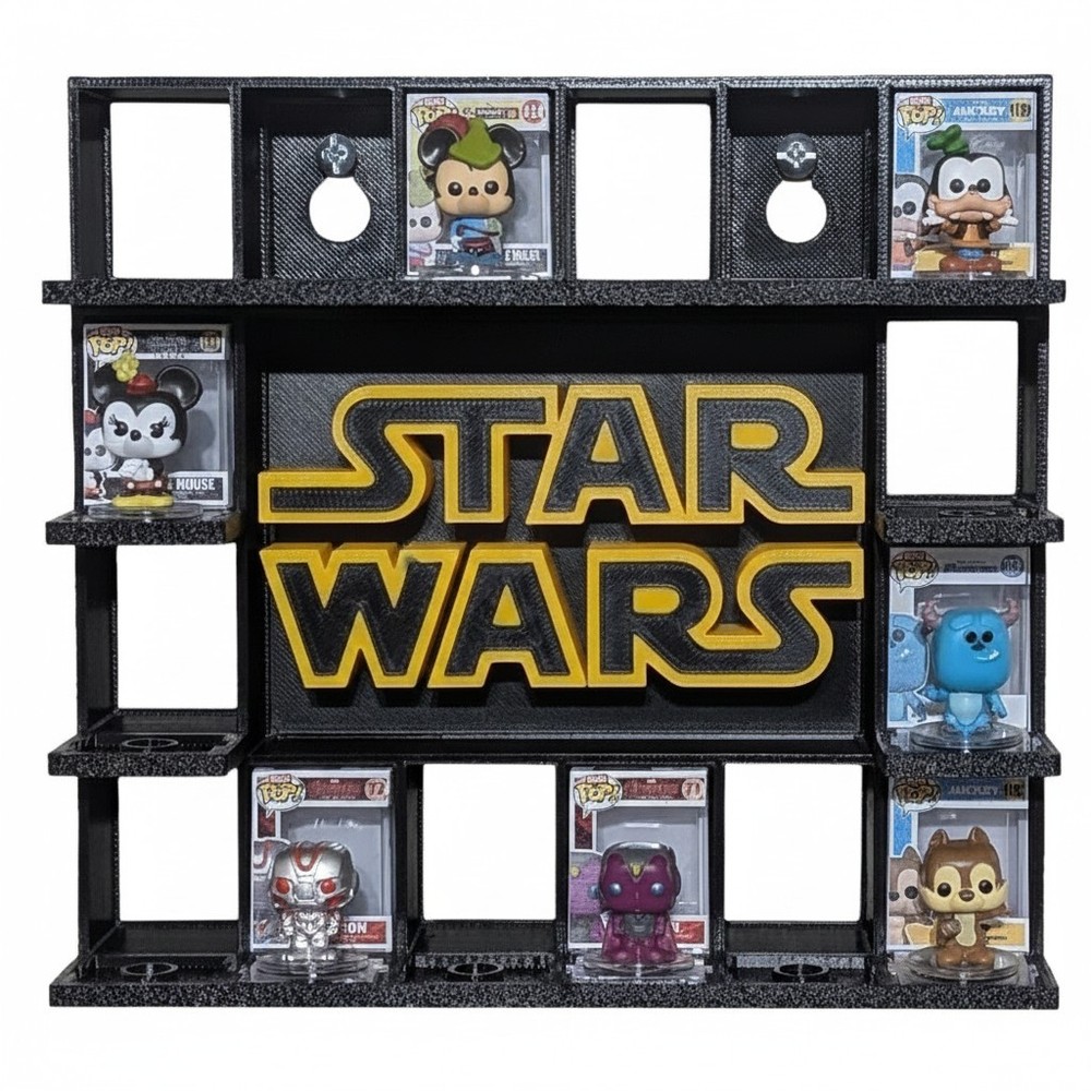 Star Wars BITTY Pop Display (Holds 16) 3D Printed