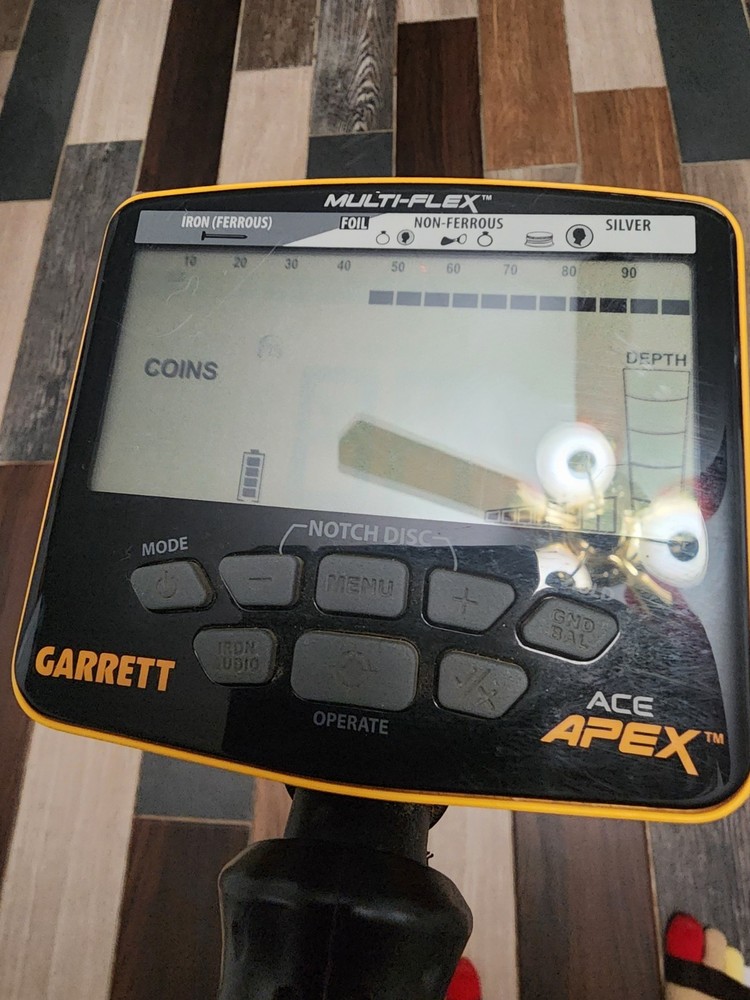 Garrett Ace Apex with Garrett PinPointer