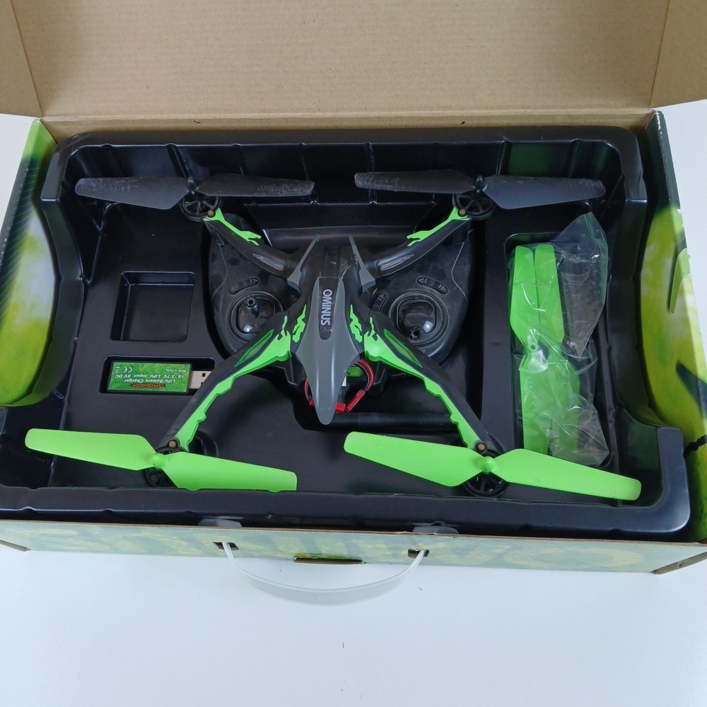 DROMIDA Ominus Quadcopter RTF Grey + Green Drone.