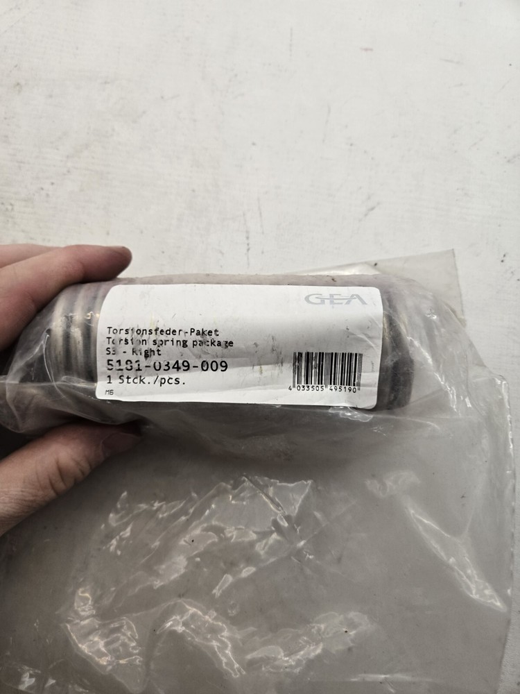 5181-0349-009 Torsion Spring Red S3 Right For Sequence Gate / Bushing