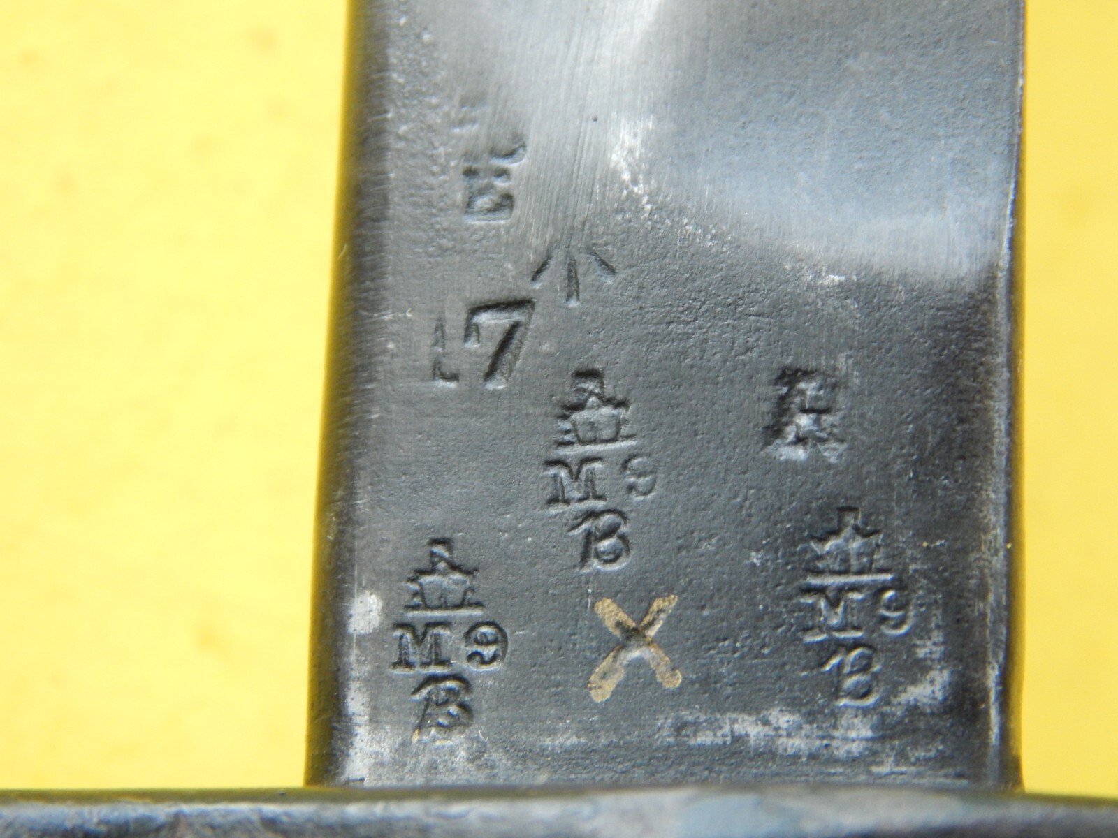 ENFIELD 1907- Mk111 SWORD BAYONET /SCABBARD - MOLE ( 1910) + (Canadian Marked)