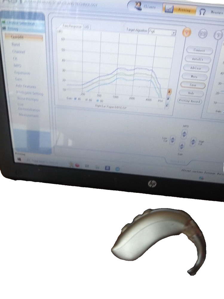 PROGRAMMABLE DIGITAL HEARING AID 3 programs, 4 levels noise control, 3 mics,