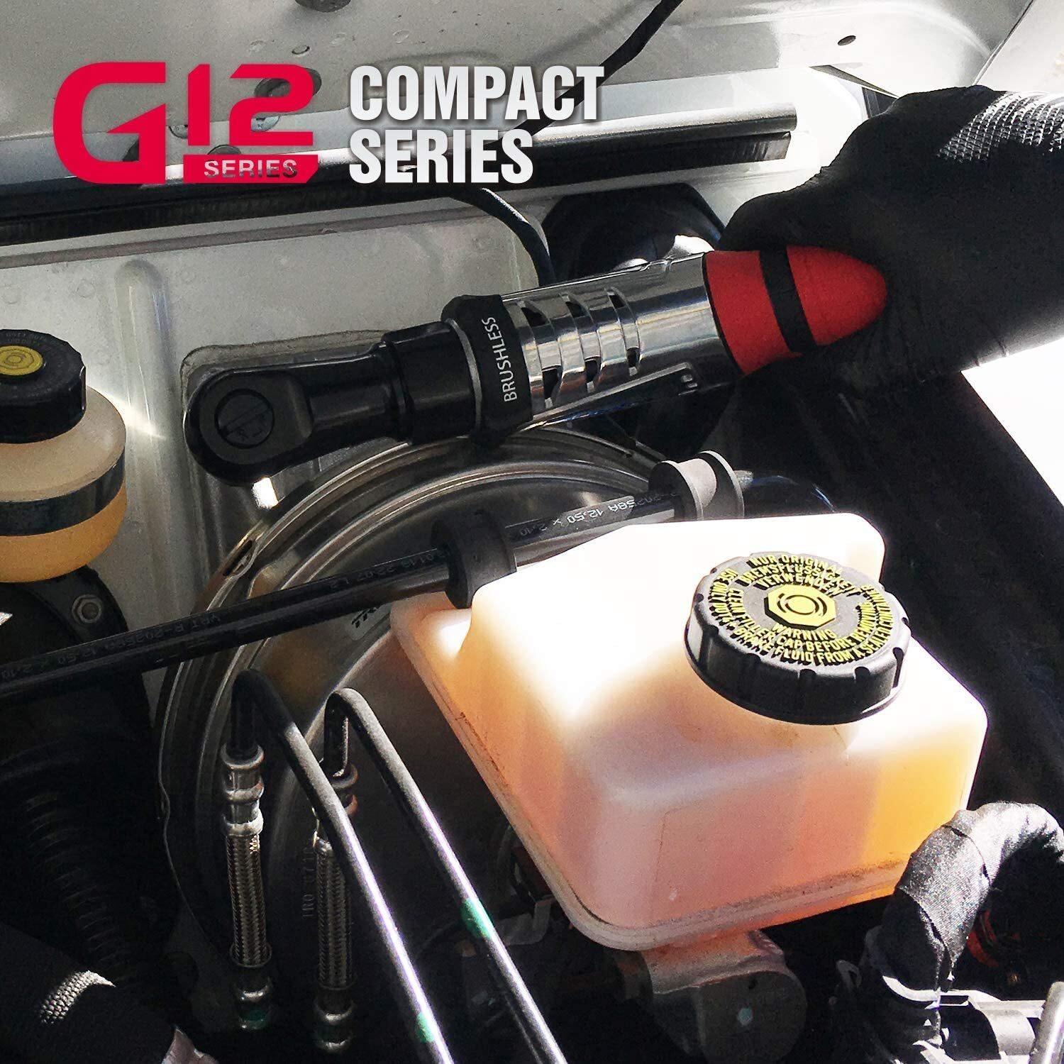 ACDelco G12 12V 1/4" Brushless Cordless Ratchet Wrench, 45 ft-lbs, ARW1210-2P