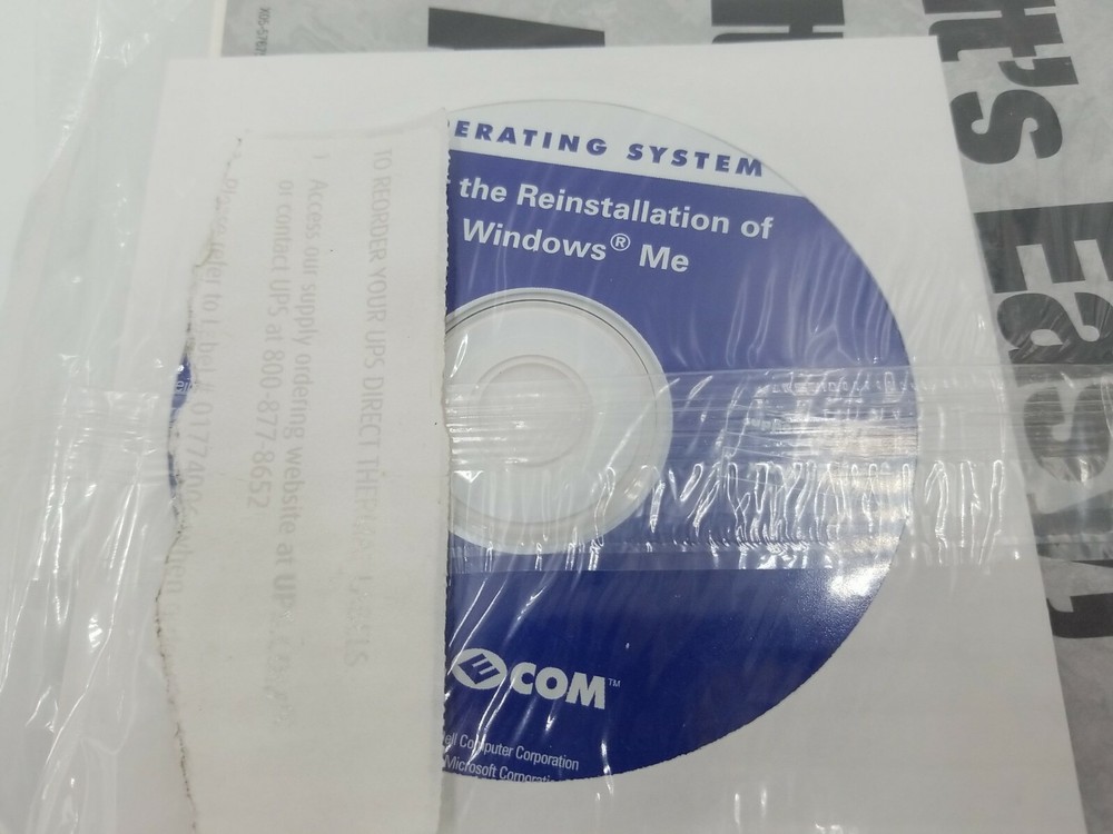 Microsoft WMe Windows Millenium Edition Reinstallation CD for Dell Computers