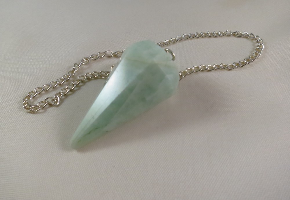 AMAZONITE CRYSTAL PENDULUM