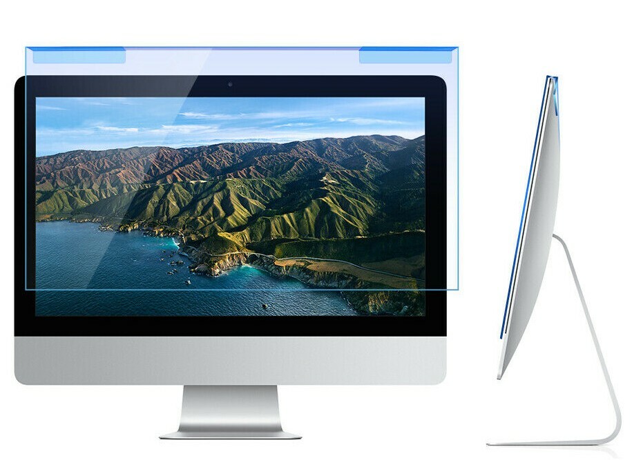 Anti Blue Light Screen Protector Hanging Panel Cover Guard Shield For iMac 27"