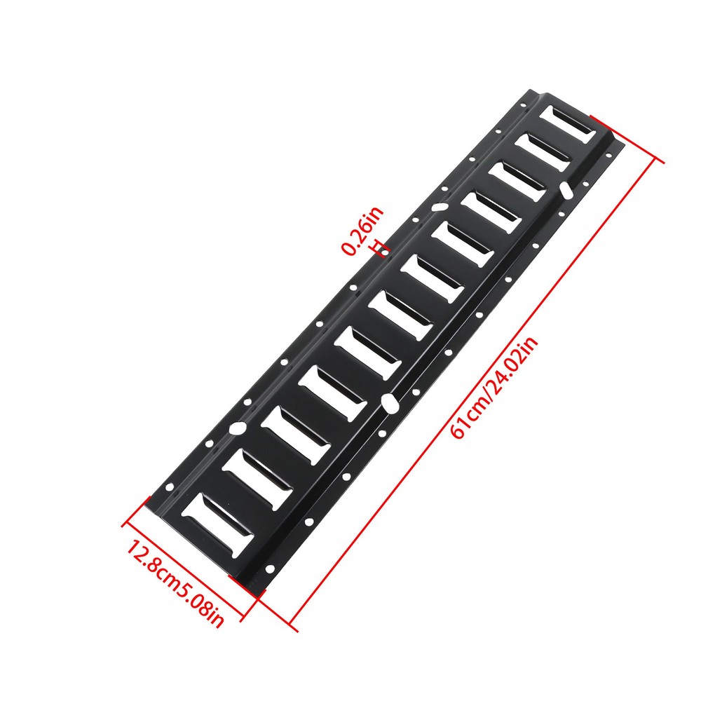 Labwork 12 Pack 2' E Track Tie Down Rails Power Coated E-Tracks For Trailers