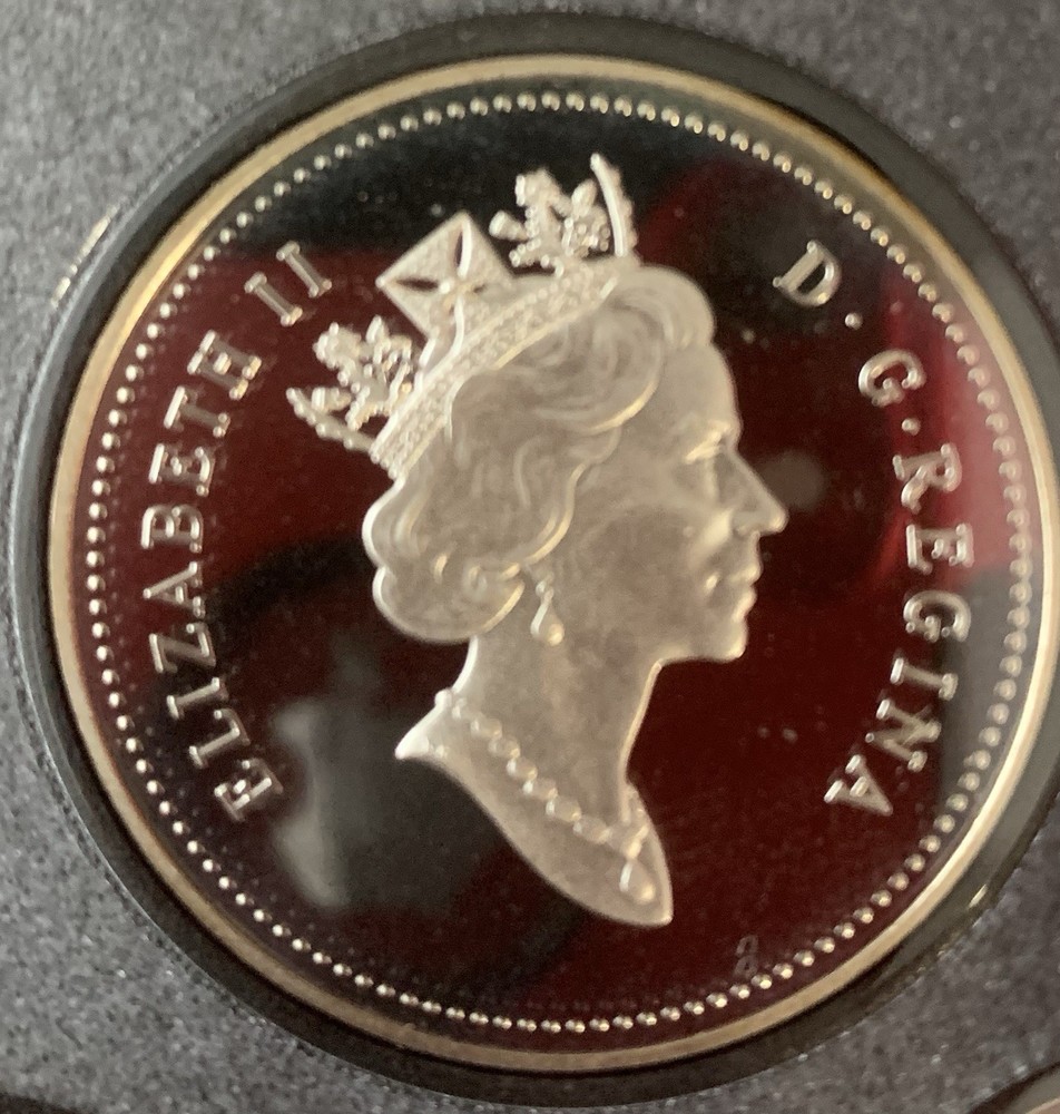 1990 Canada Proof Set, Dbl Dollar, Silver Kelsey Dollar w/COA & OMP