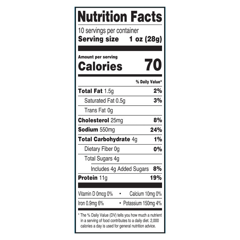 (2 pack) Great Value Original Beef Jerky Value Pack, 10 oz