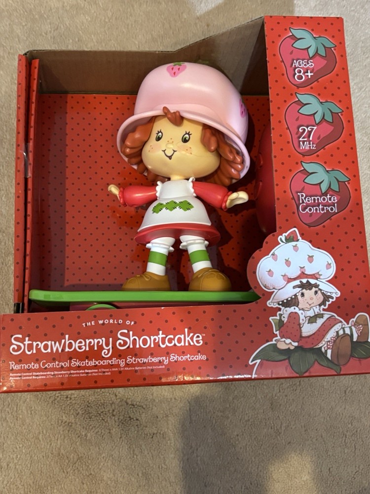 NEW, REMOTE CONTROL SKATEBOARDING STRAWBERRY SHORTCAKE
