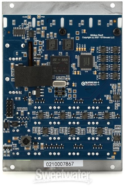 1010music Bitbox Micro Eurorack Compact Sampler with Touchscreen - Black