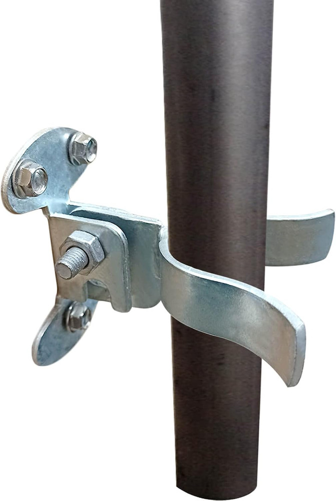 1-5/8" Flat Back Wall Mount Fork Gate Latch - Gate Latch Hardware with Screws or