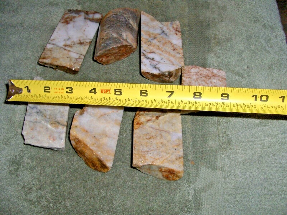 Split Core Samples From Alaska Gold Mine 7 Pieces Drill Core Samples #14
