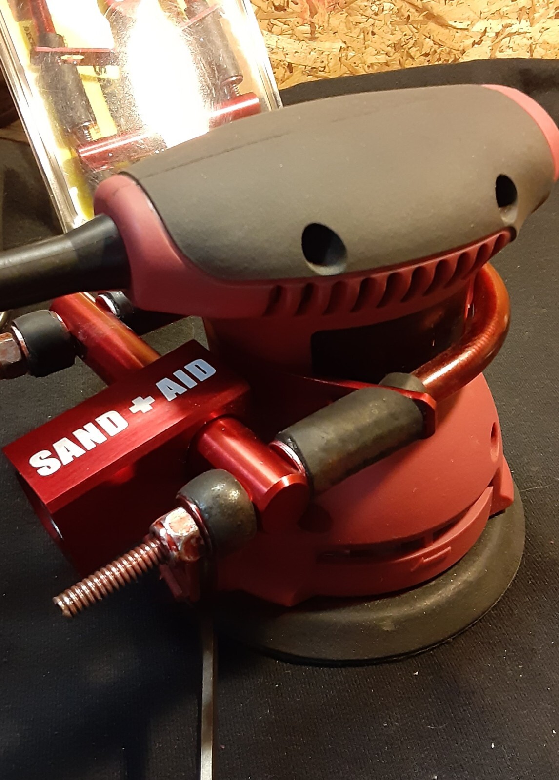 Sand Aid- Orbital Sander Attachment -Extension Pole/Handle Accessory-Pole Sander