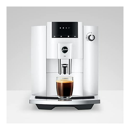 Jura E4 Automatic Coffee Machine Piano White