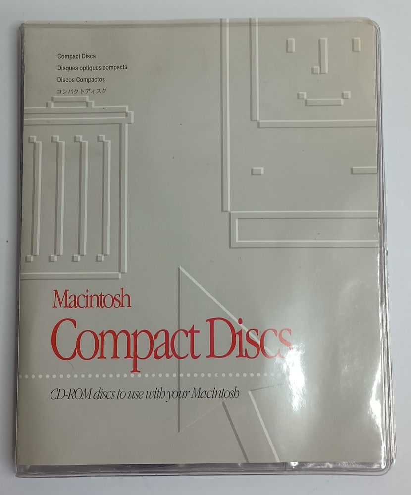 Macintosh 1995 Compact Disc Folder Performa 7.5.1 CD 6300 Apple Software Kids