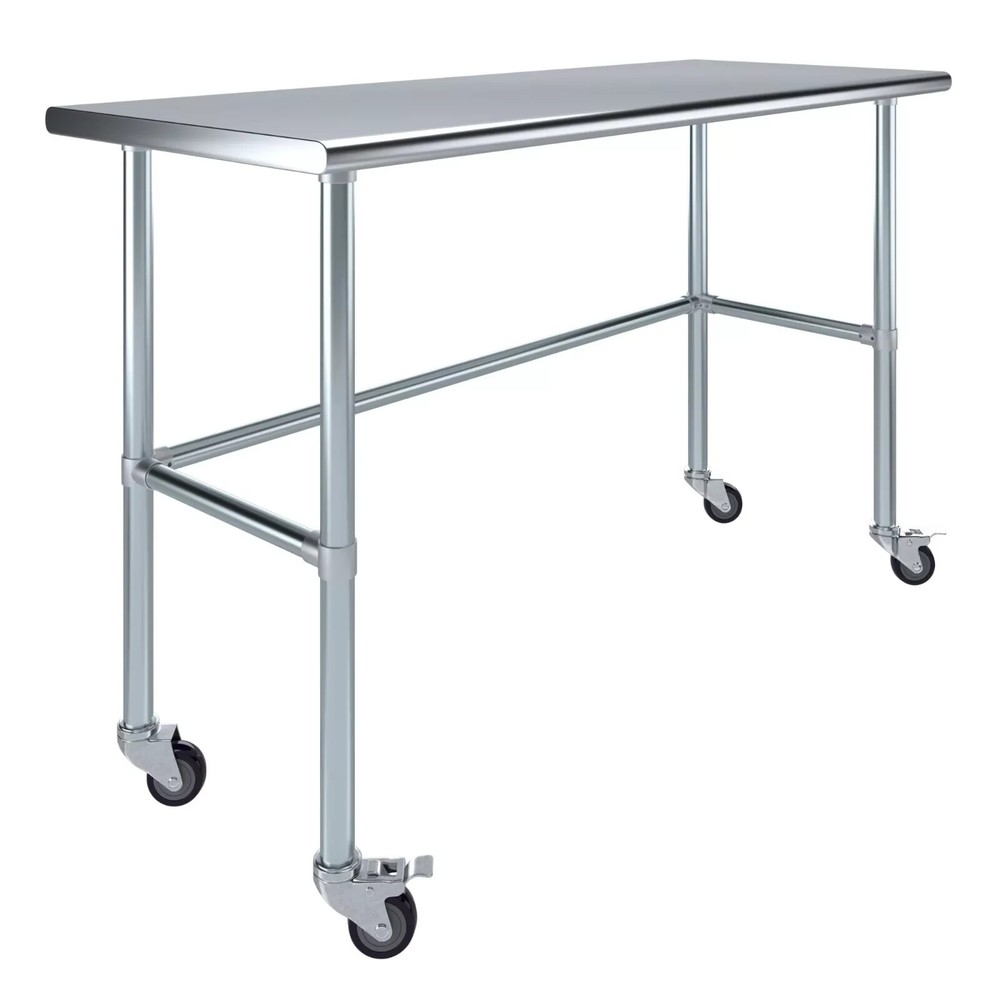 NSF Certified Heavy-Duty 18"x30" Stainless Steel Work Table, Kitchen & Prep Work