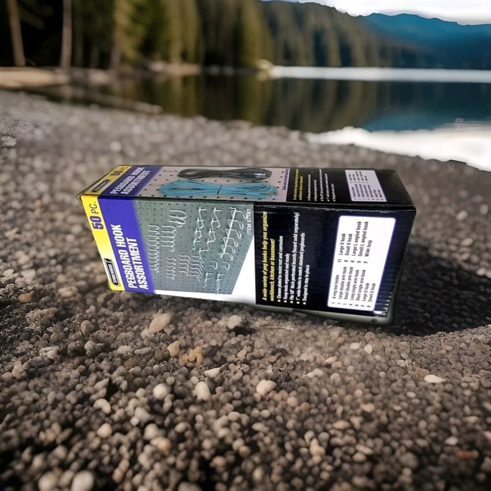 STOREHOUSE Pegboard Hook Kit, 50 Piece