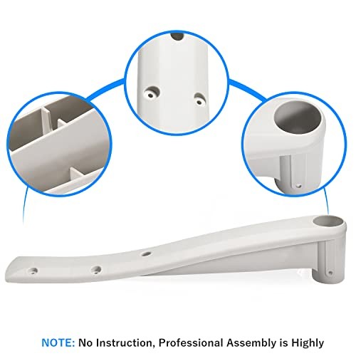KTWT 2 Pack 160-0001PG Replacement Deck Support for Biltmor Above Ground Pool