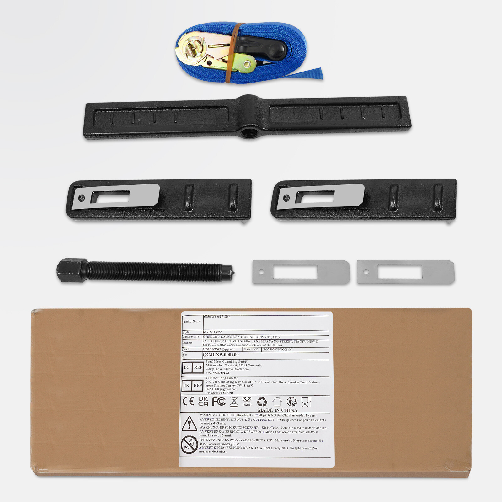 6980 Drum and Rotor Puller, Drum Brake Hub Puller, 6980 Remover for Hub Drums