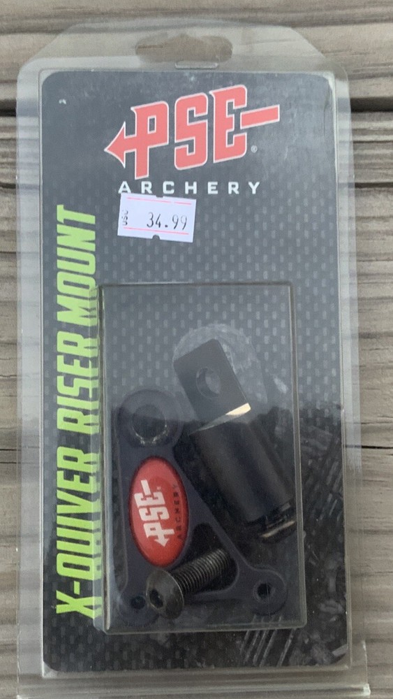 PSE Archery X Quiver Riser Mount Extended Quiver Mount - Black