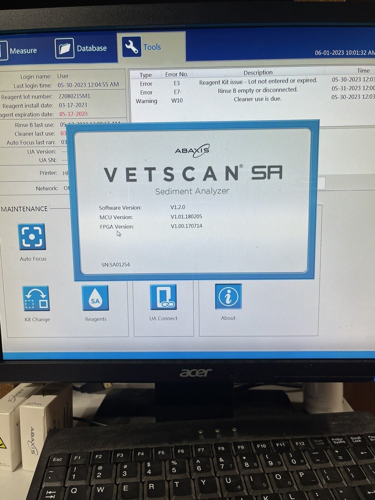Full Abaxis Lab Suite - Hm5, Vs2, SA, UA,
