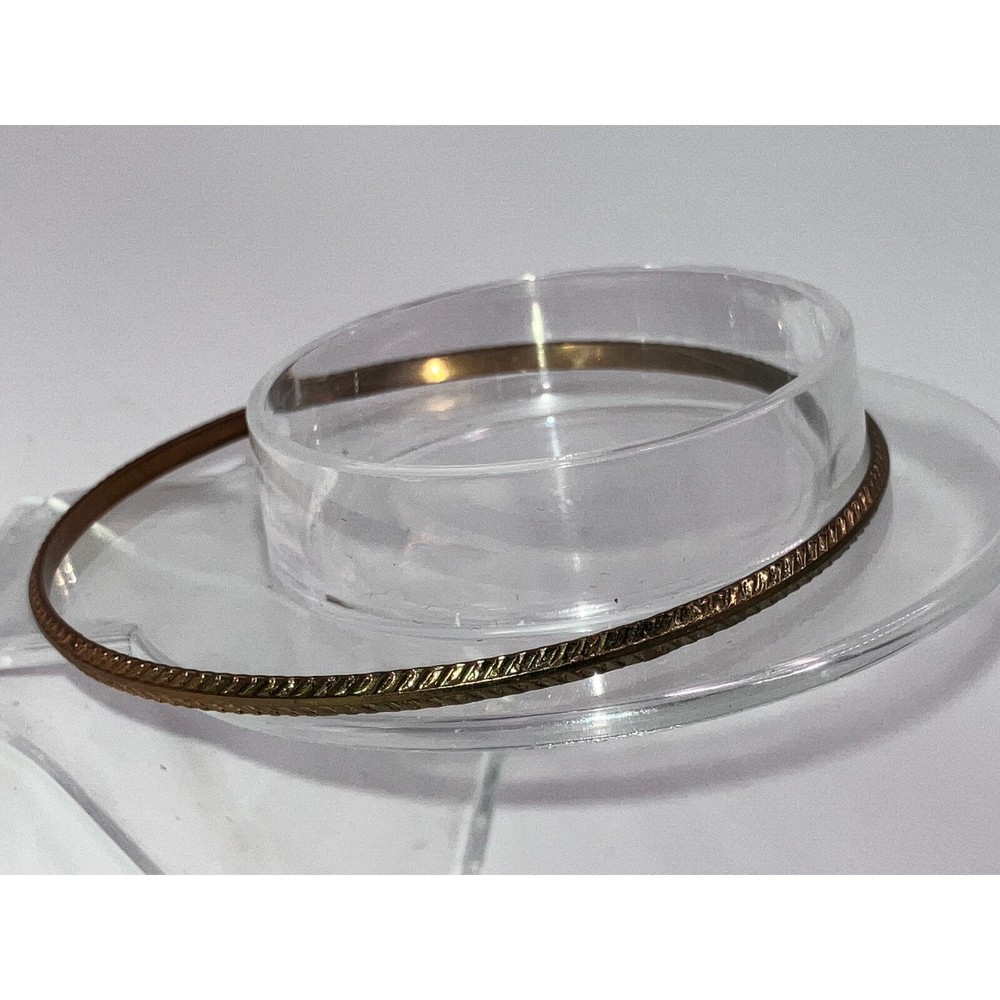 Arrow Design Textured Copper 2.75" Bangle Bracelets!