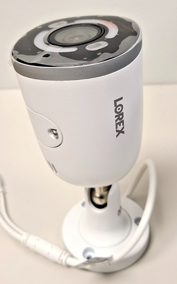 Lorex E895AB 4K 8MP Deterrence Bullet AI PoE IP Wired Add-On Security Camera