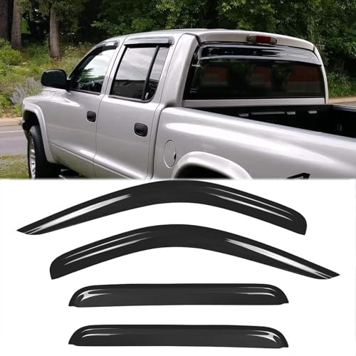 4pcs Original Shatterproof Rainproof Side Window Wind for Dodge 98-03 Durango