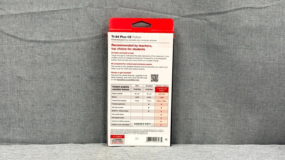 New Texas Instruments TI-84+ CE Python Graphing Calculator Free Shipping